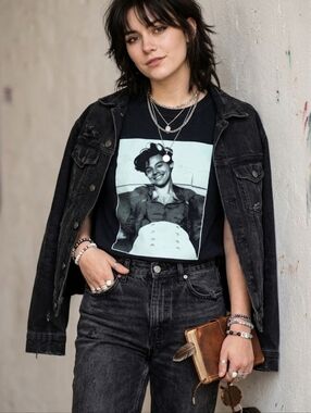Harry Styles Love On Tour '21 Comfort Colors Concert Tee Black Small 2021 Merch